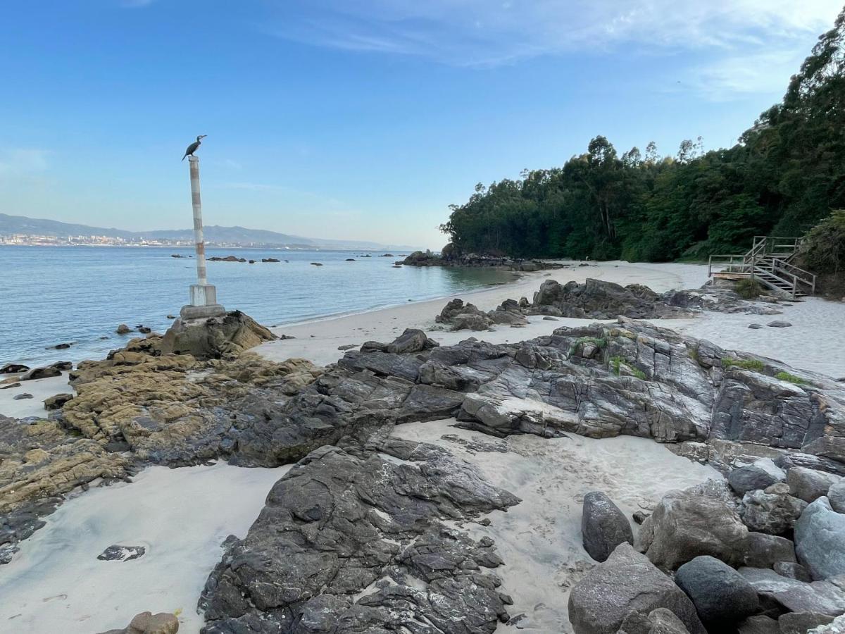 شقة Atico Playa A Xunqueira - Moana, A 15 Min De Vigo المظهر الخارجي الصورة